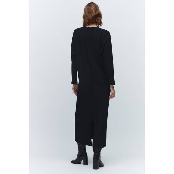 Zara Straight Midi Dress - Picture 3 of 9